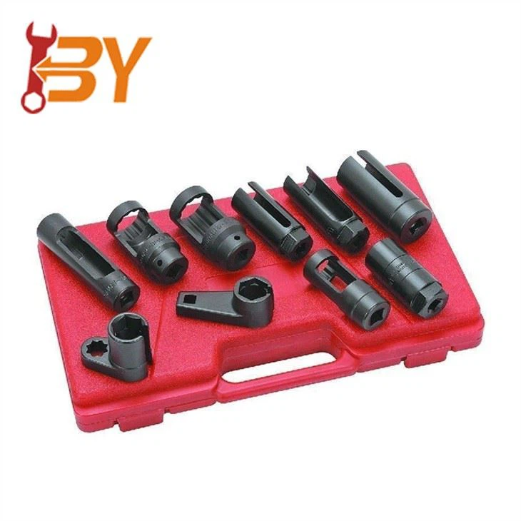 10pcs Lambda Oxygen Sensor Socket Removal Tool Kit