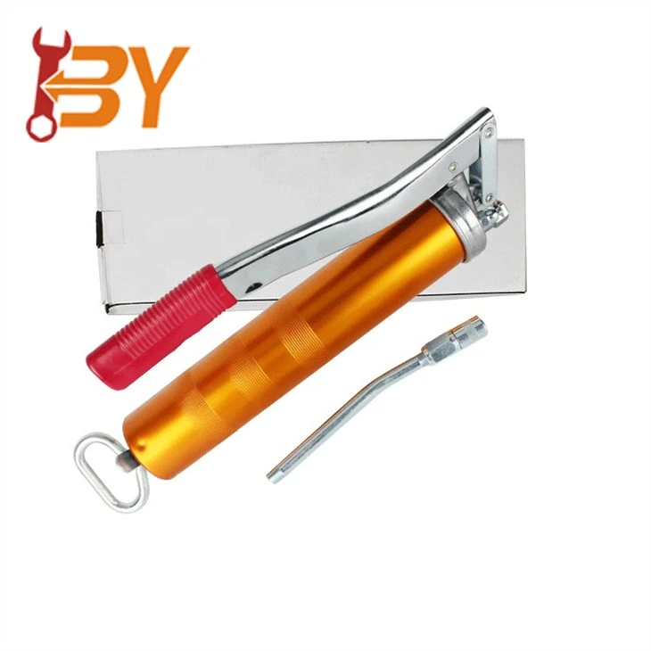 Lever Type Grease Gun Aluminum Body With Rigid Tube 400CC
