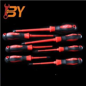 1000v VDE Insulated Slotted Flat Head Screwdriver